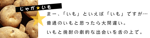 北海道産じゃがいも
